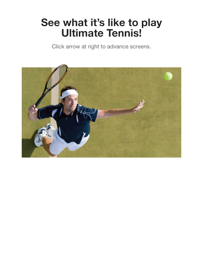 Welcome to Ultimate Tennis